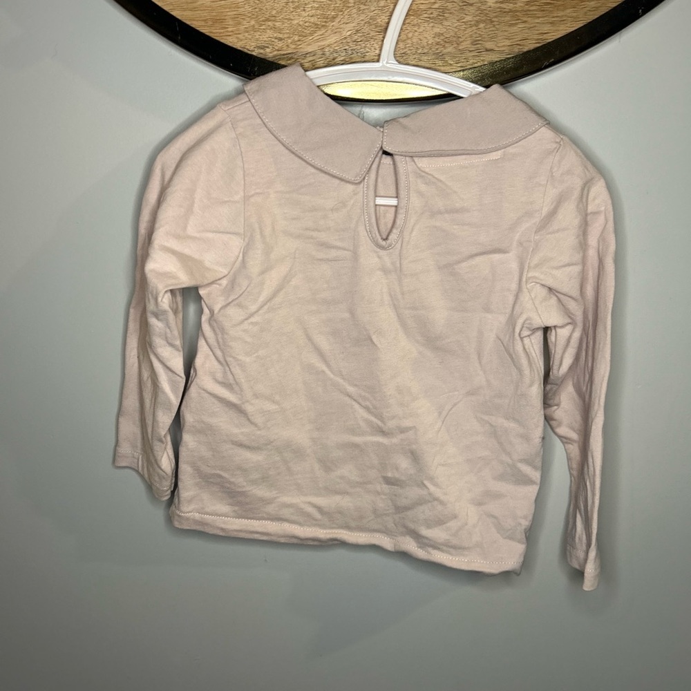 Zara Blush Pink Long Sleeve Kids Top - Picture 7 of 8